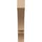 Ekena Millwork 3-inch W x 14-inch D x 18-inch H Balboa Rough Cedar Woodgrain TimberThane Knee Brace, Primed BRCUR03X14X18BOARCPR - alternate 2